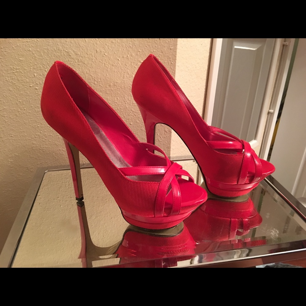 Red Bakers heels